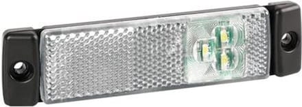 LED licht met reflector 130x30x11mm - 24V
