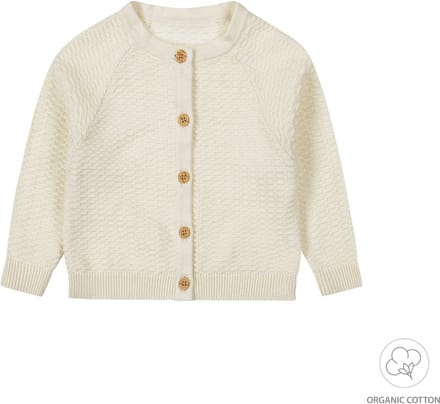 Dirkje - Bio Cotton - Vestje - Off white - Gebreid - Maat 50
