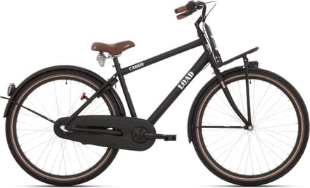 Bikefun Load 24 jongensfiets met 3 versnellingen en remnaaf - mat zwart