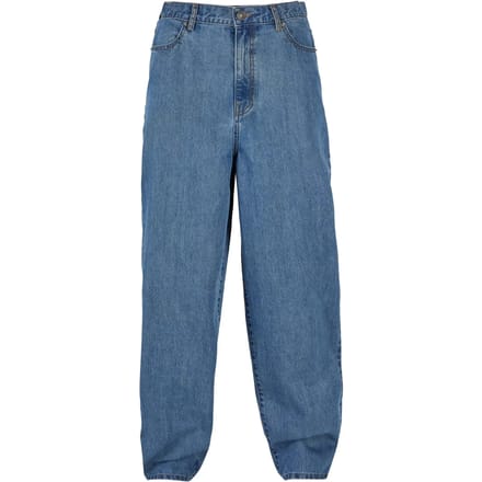Urban Classics - 90's light blue washed Wijde broek - Taille, 36 inch - Blauw