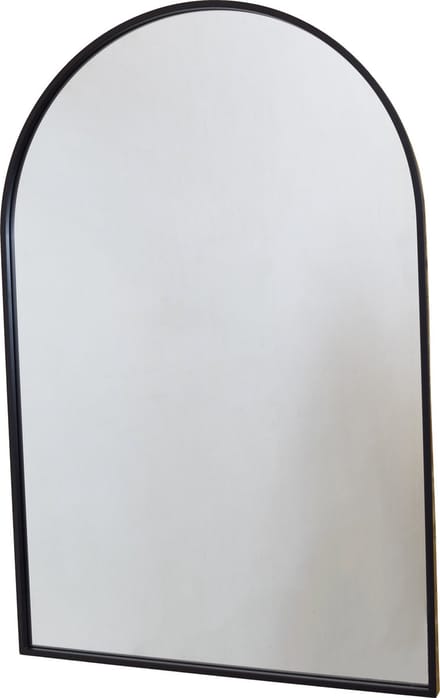 Fragix Ark wandspiegel - Zwart metaal - 60x90