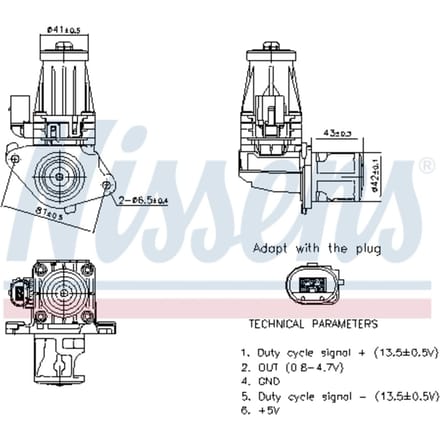 EGR-klep NISSENS 98377
