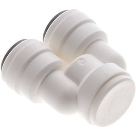 1/4'' U-koppeling POM Insteekfitting FDA EPDM [2 Stuks]