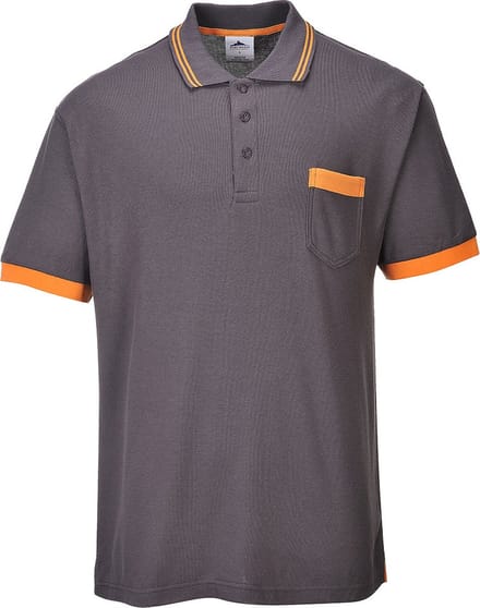 TX20 - Portwest Texo Contrast Poloshirt Grijs | S