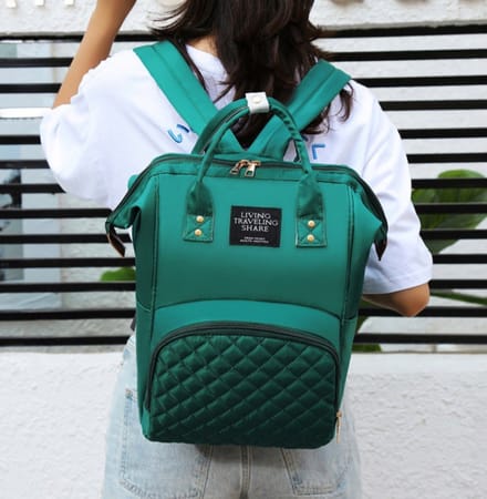 Functionele Tas/Rugzak/Trolleytas - Unisex - Groen
