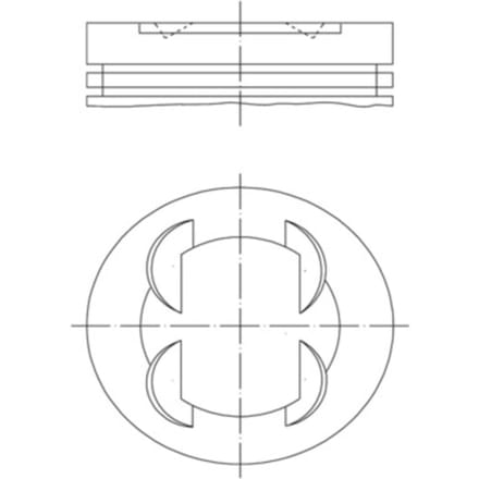 Zuiger MAHLE 681 PI 00109 002