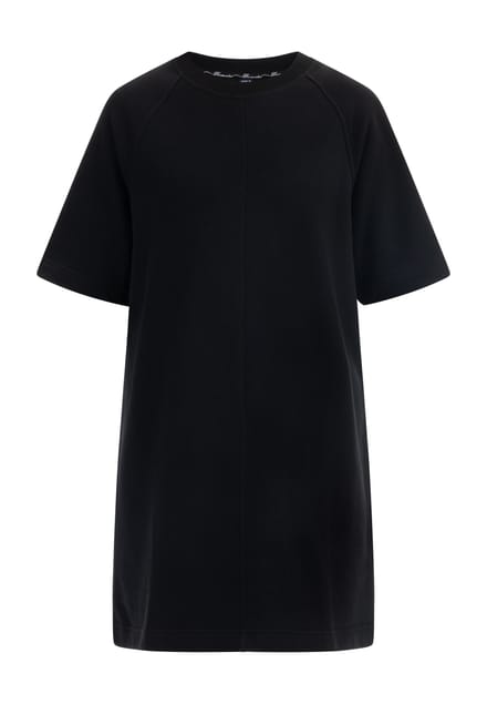 Dreimaster sweatshirt jurk Dames zwart