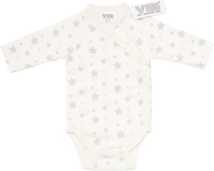 VIB-Romper overall print sterretjes- Wit