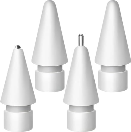 YONO Tips geschikt voor Apple Pencil - 1e/2e Generatie - USB-C - Pro - Punten - Dop - 4-Pack