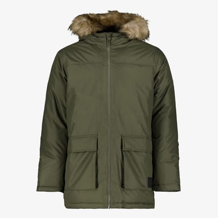 JJ REBEL heren parka winterjas groen - Maat M