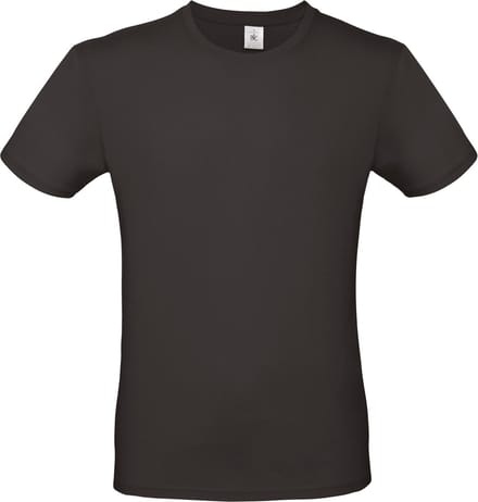 Classic E150 T-shirt B&C Collectie Zwart Maat 5XL
