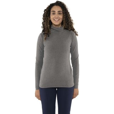 T-Shirt Lange Mouw Leone 1947 Woman High Collar Never Without