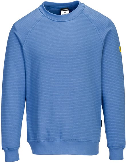 Portwest Anti-statisch ESD Sweatshirt AS24 - Hamilton Blauw - L