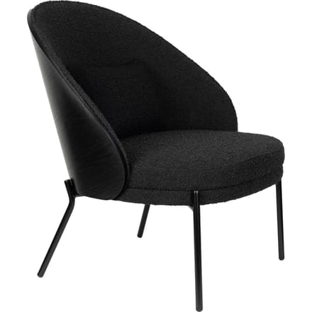 Dutchbone Rodin Fauteuil Bouclé Black - Beige