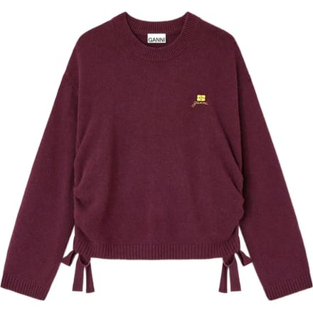 Ganni Jersey Bordeaux
