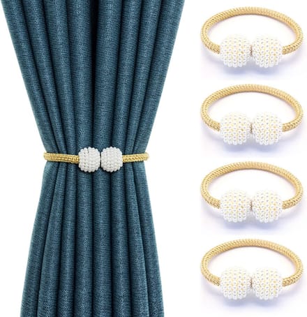 Magnetische Gordijnbanden - Elegante Raamdecoratie - 4 stuks