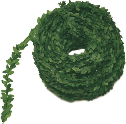 Buxus guirlande slinger - groen - 30 meter - kunstplanten