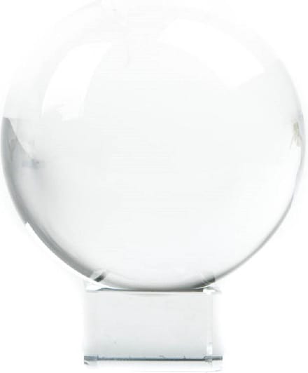 Kristallen bol + voetje glas - 12 - 2600 - Kristal - Glas