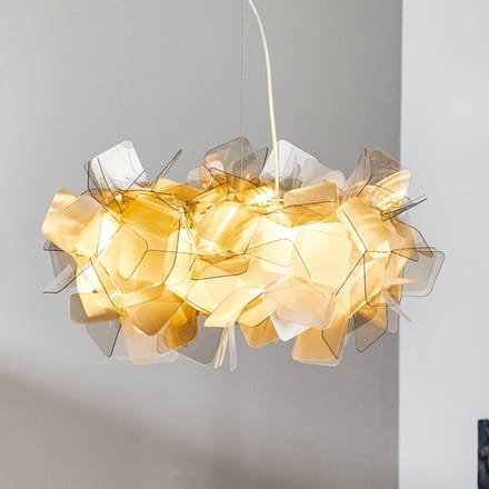 Slamp Clizia - designer-hanglamp, rookgrijs
