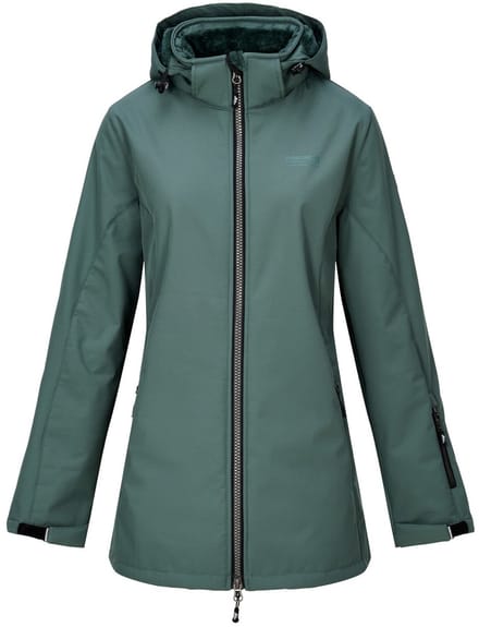 Nordberg Tiara Dames Gevoerde Softshell Ls06401-lg - Kleur Groen - Maat S
