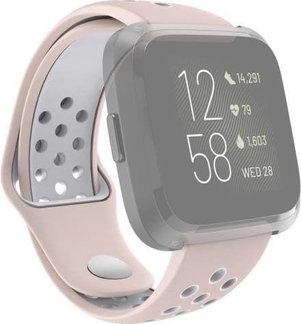 Hama Sportpolsband Voor Fitbit Versa 2/Versa (Lite) Ademend Horlogebandje Ro.