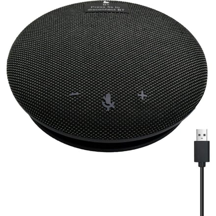 Draagbare BT-conferentiemicrofoon Luidspreker Ingebouwde luidspreker 360 graden omnidirectionele microfoon met dempen USB&BT