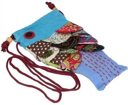 Vis pouch handtas schoudertas Blauw