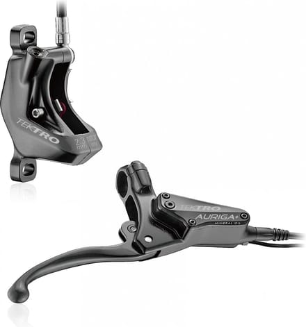Tektro HD-E740 hydraulische schijfremset, rechts - 1800 mm kabel - zwart