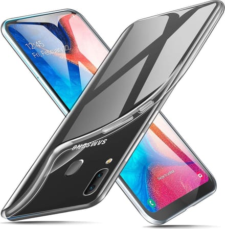 Soft Backcover Hoesje Geschikt voor: Samsung Galaxy A20E - Silicone - Transparant
