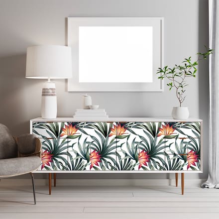 Ambato sticker met tropisch meubelmotief, 60 x 90 cm