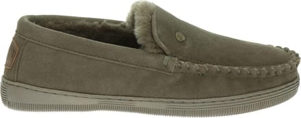 Warmbat Grizzly Suede Heren Sloffen - Grijs