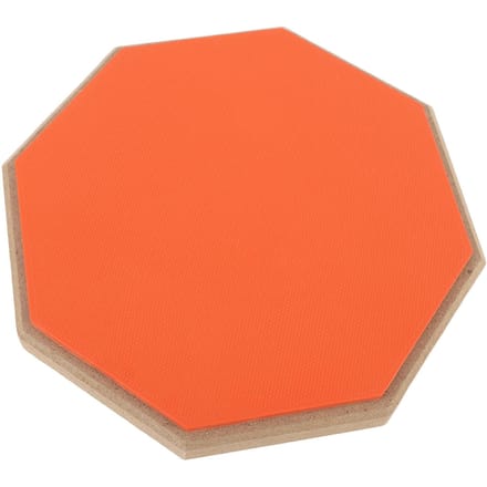 Drum Oefenpad 8 Inch Rubber Stil Drum Oefenmat met 2 Paren Drumstokken Oranje