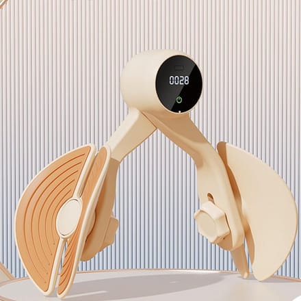 Heup Trainer - Bekkenbodem Trainer - Thuis Fitness - Intelligent Data Chip - 1 kg - Geel