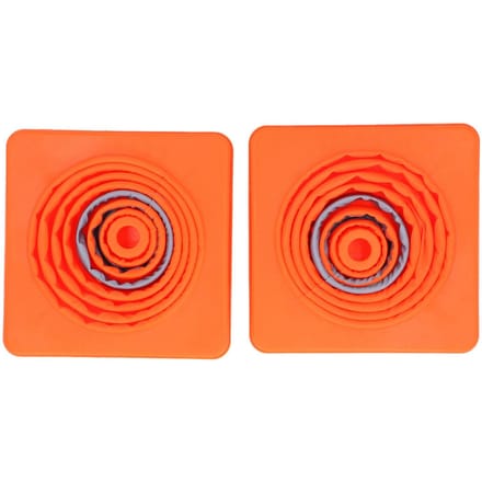 2 Stuks Verkeersveiligheidskegels Opvouwbare Multifunctionele Pop-up Kegel met Reflecterende Kraag Oranje voor red