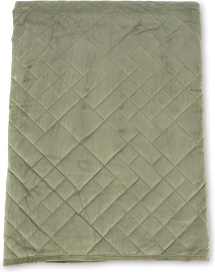Luxe groene sprei 260 x 260 cm van polyester en microvezel