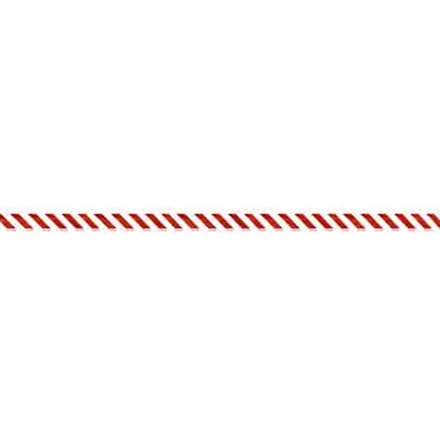 Afzetlint, polyetheen folie, 100 m x 80 mm, rood/wit gearceerd, 1 rol
