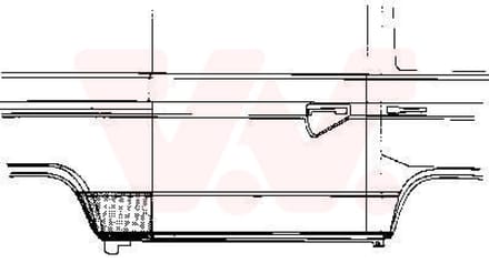 Van Wezel - ACHTER SCHERM VOOR VW TRANSPORTER T3 1979-1992 ARC826930VWAN
