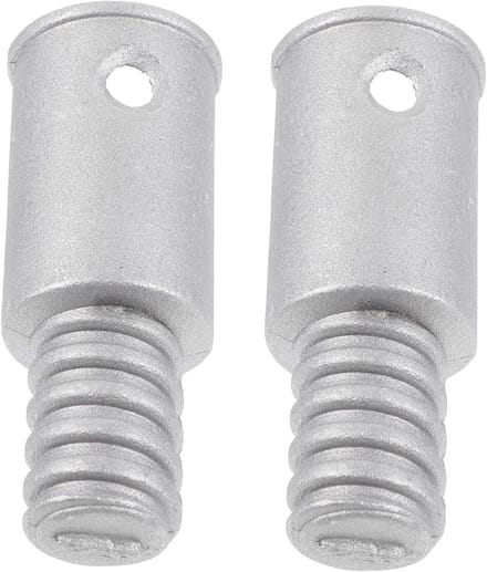 Paal Adapter - Steel Connector - Schoonmaak Gereedschap - Stevig Metaal - 2 Stuks - Metaal