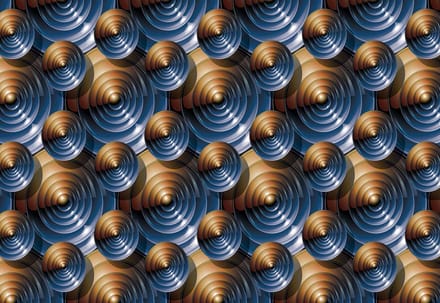 Fotobehang Modern Abstract Pattern | PANORAMIC - 250cm x 104cm | 130g/m2 Vlies