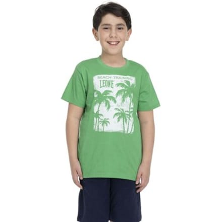 T-shirt Korte Mouw Leone 1947 Boy Short Sleeves Beach