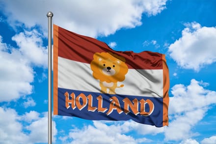 Holland Kampioen Vlag - Netherlands Champion Flag - 120x80cm