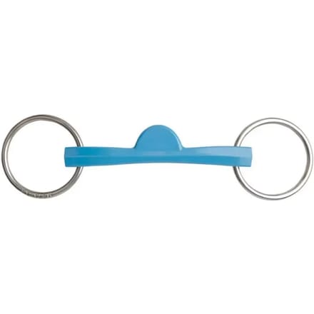2 ring bit voor recht halfmaan paard Metalab Flexi