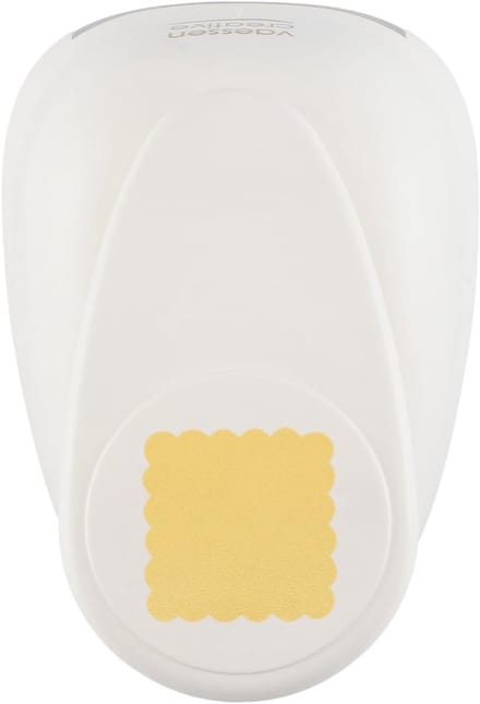 Papier Punch - Knutselvorm Maker - Kaarten Maken - Geschulpte Vierkant Rand - 47 cm - Meerkleurig