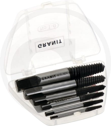 GRANIT BLACK EDITION - Boutenuitdraaierset - 6 delig