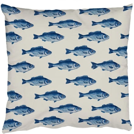 Sierkussens - Kussentjes Woonkamer - 40x40 cm - Vis - Patroon - Blauw