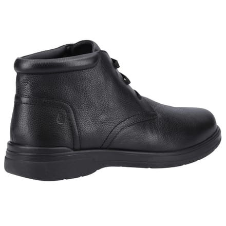 Hush Puppies Mannen Malcolm Leren Chukka Boots (Zwart)