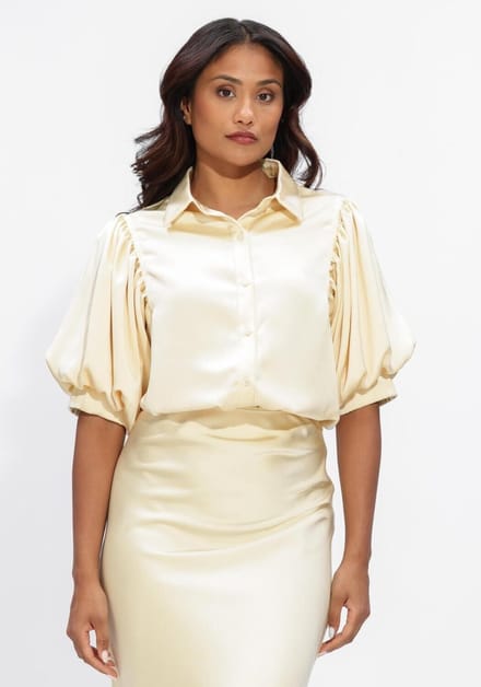 Notre-V Nv-hilly Blouse Dames - Jurken - Geel - Maat L
