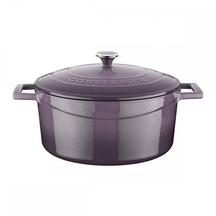 Lava Braadpan - 24 cm - 4.49 liter - Gietijzer - Paars