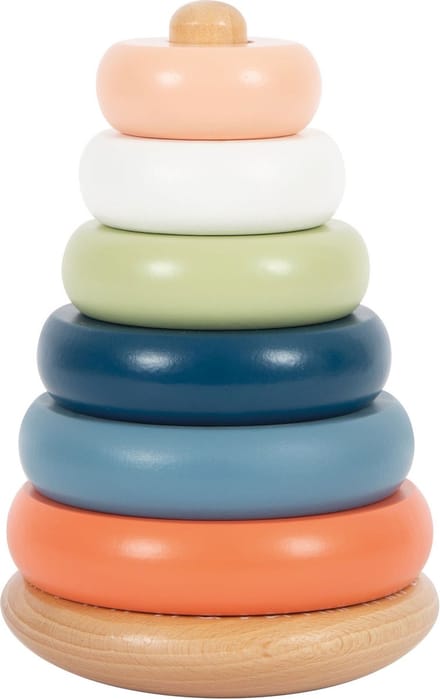 Small Foot - Wooden Stacking Tower Arctic 7 pcs.