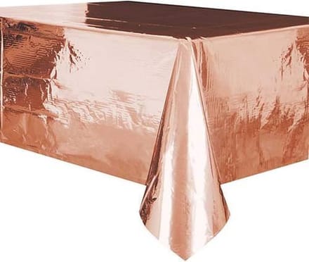 Folie Tafelkleed Rosegoud 1,4 x 2,7 m